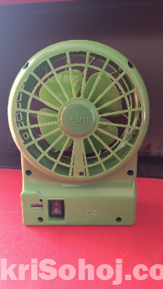 Rechargeable mini charger fan.